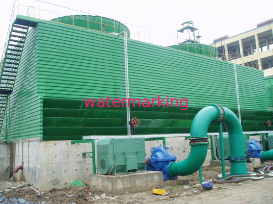 循環の給水系統のための 50 PPM の鋼鉄向流の冷却塔